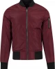 Мъжко яке тип бомбър в цвят бордо Urban Classics burgundy/black, Urban Classics, Якета - Complex.bg