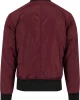 Мъжко яке тип бомбър в цвят бордо Urban Classics burgundy/black, Urban Classics, Якета - Complex.bg