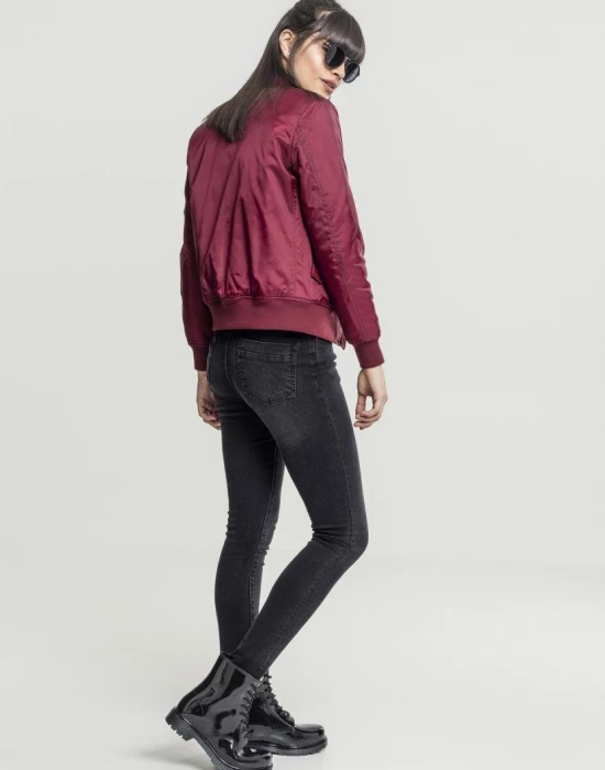Дамско яке в червено от Urban Classics Ladies Basic Bomber, Urban Classics, Якета - Complex.bg