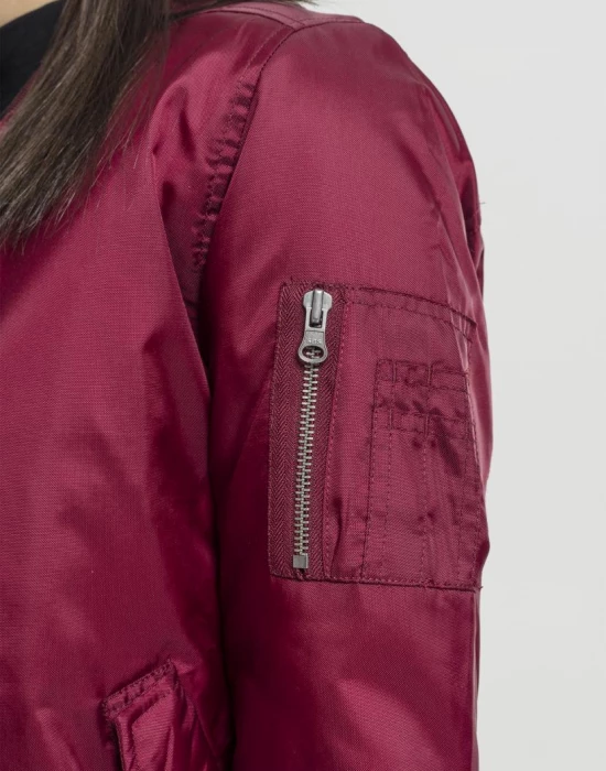 Дамско яке в червено от Urban Classics Ladies Basic Bomber, Urban Classics, Якета - Complex.bg