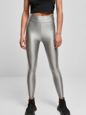 Дамски клин в сребрист цвят Urban Classics Highwaist Shiny 