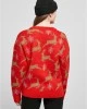 Дамски коледен пуловер в червен цвят Ladies Christmas Sweater, Urban Classics, Жени - Complex.bg
