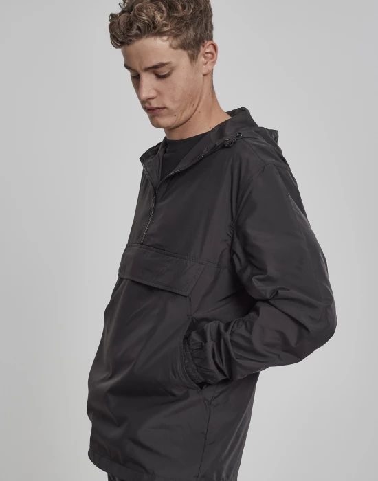 Мъжко яке без закопчаване Urban Classics в черен цвят, Urban Classics, Якета - Complex.bg