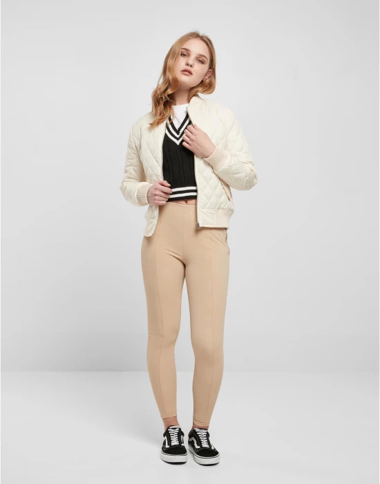 Дамско яке тип бомбър в цвят екрю Urban Classics Jacket, Urban Classics, Якета - Complex.bg