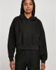 Дамски къс суичър с качулка в черен цвят Urban Classics Hoody, Urban Classics, Суичъри - Complex.bg