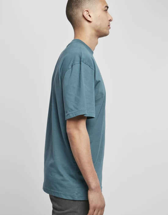 Мъжка изчистена тениска в петролно син цвят Urban Classics Tall teal, Urban Classics, Тениски - Complex.bg