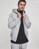 Мъжки изчистен суичър с цип Urban Classics в сив цвят, Urban Classics, Суичъри - Complex.bg