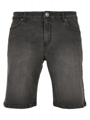 Къси дънкови панталони в черен цвят Urban Classics Relaxed Fit Jeans Shorts 
