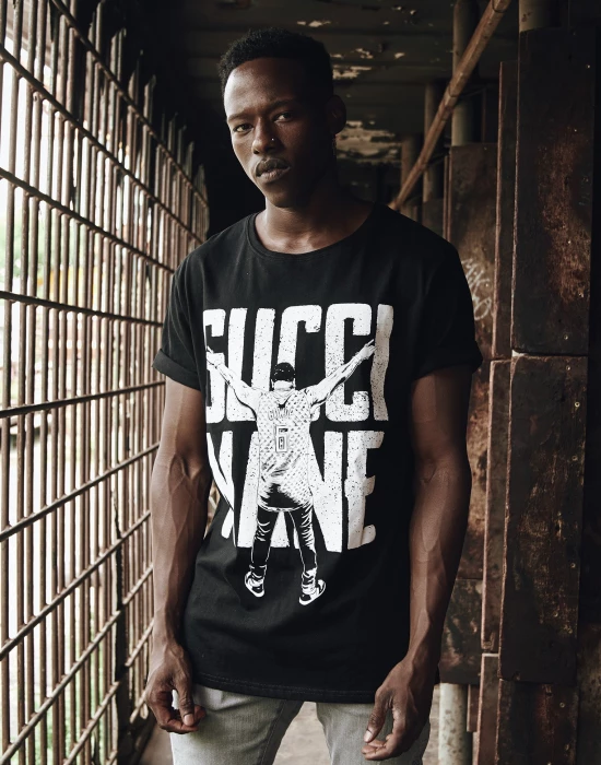 Мъжка тениска в черен цвят Merchcode Gucci Mane Victory, MERCHCODE, Тениски - Complex.bg