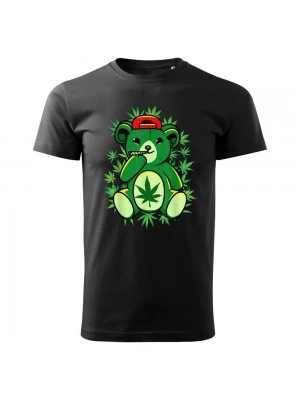 Тениска Bear Smoking Weed