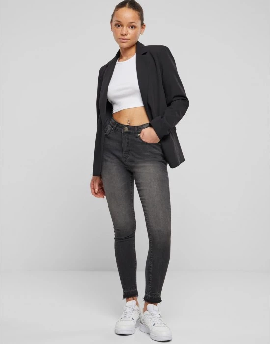 Дамски блейзър в черен цвят Urban Classics Ladies Basic Blazer, Urban Classics, Жени - Complex.bg