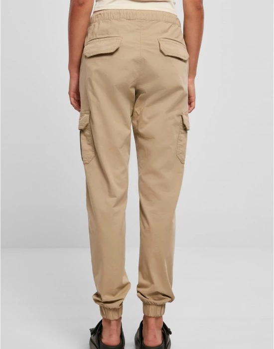 Дамски карго панталон в бежов цвят Urban Classics Ladies Cargo Pants, Urban Classics, Панталони - Complex.bg
