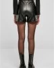 Дамски кожени къси панталони в черен цвят Urban Classics Ladies Leather Shorts, Urban Classics, Панталони - Complex.bg