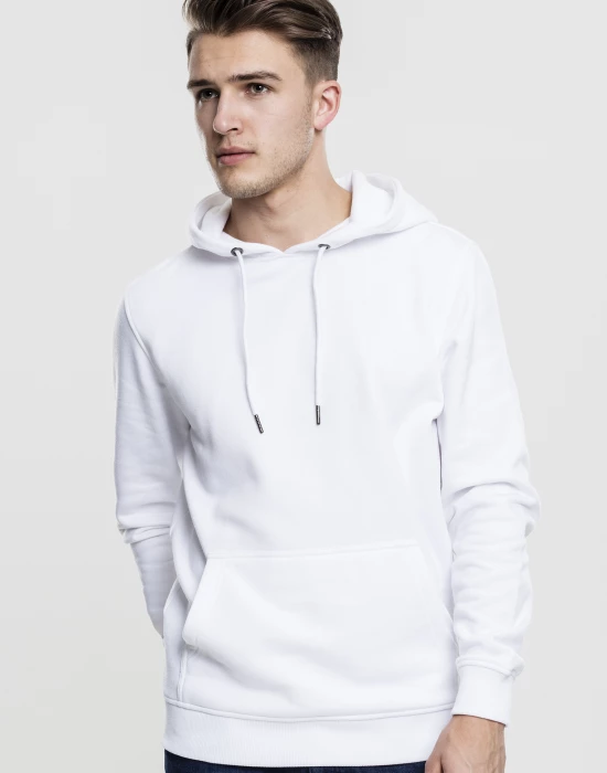 Мъжки изчистен бял суичър Urban Classics, Urban Classics, Суичъри - Complex.bg
