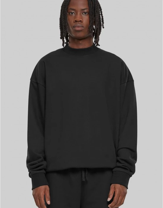 Мъжка блуза в черно Urban Classics Light Terry Crew, Urban Classics, Блузи - Complex.bg