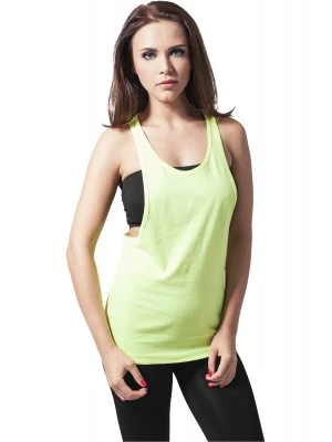 Дамски потник Urban Classics Loose Neon в жълт цвят