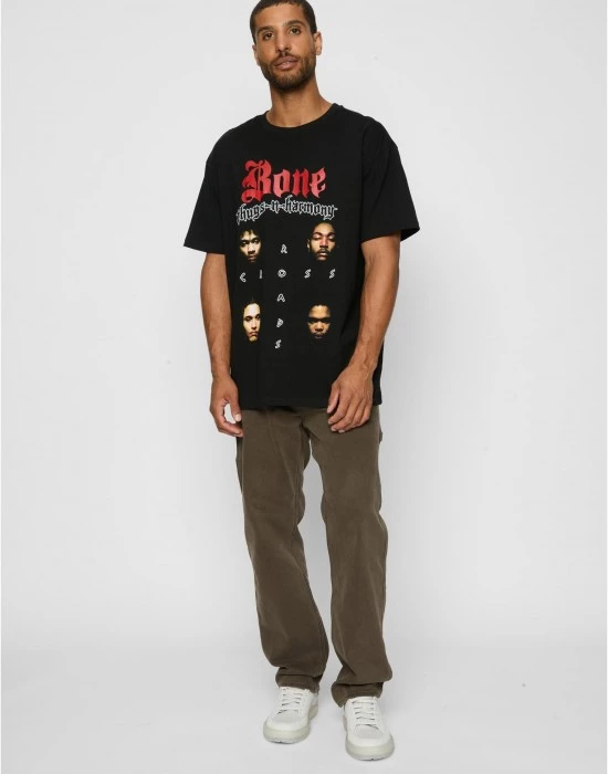 Мъжка тениска в черен цвят Mister Tee Bone-Thugs-N-Harmony Crossroads Oversize, Mister Tee, Тениски - Complex.bg