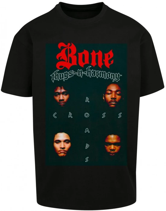 Мъжка тениска в черен цвят Mister Tee Bone-Thugs-N-Harmony Crossroads Oversize, Mister Tee, Тениски - Complex.bg