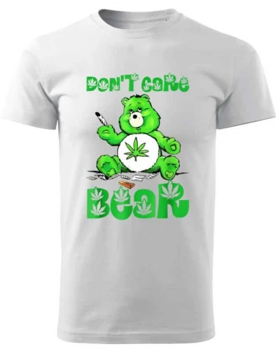 Тениска Funny Weed Bear Dont Care, -, Тениски - Complex.bg