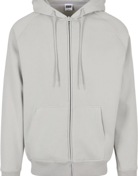 Мъжки изчистен анцуг с качулка Urban Classics Blank Suit в светлосиво и тъмночервено, Urban Classics, Мъже - Complex.bg