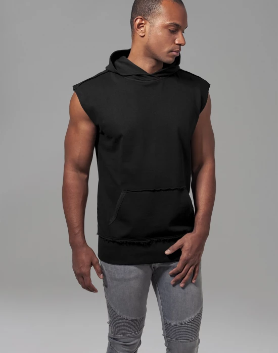 Мъжки суичър без ръкави в черен цвят Urban Classics, Urban Classics, Суичъри - Complex.bg