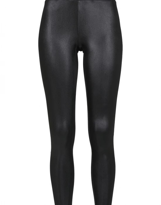 Дамски клин в черен цвят Urban Classics Ladies Imitation Leather Leggings, Urban Classics, Клинове - Complex.bg