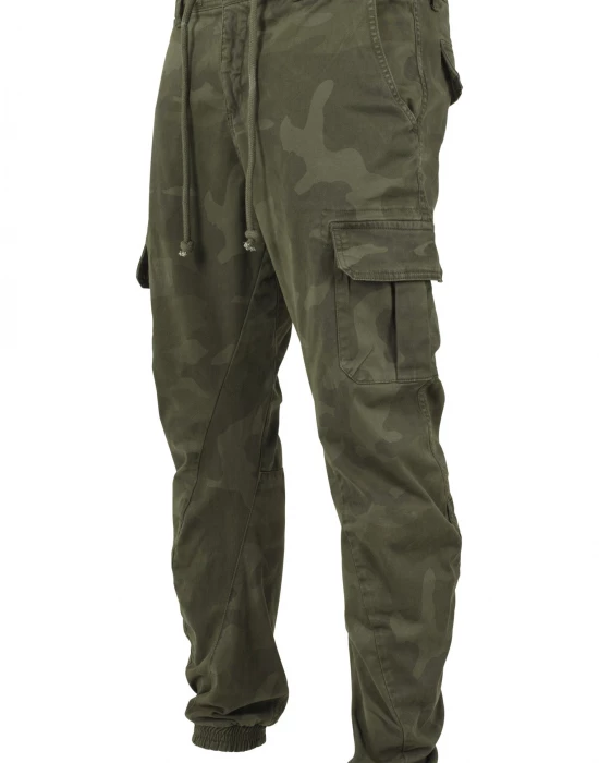 Мъжки камуфлажен карго панталон Urban Classics olive camo, Urban Classics, Панталони - Complex.bg