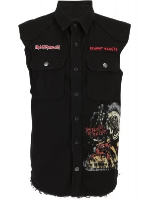 Винтидж риза без ръкави Iron Maiden NOTB