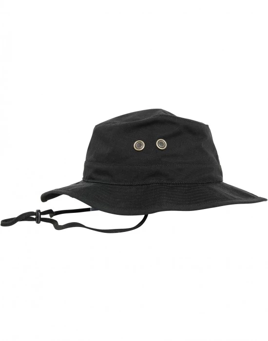 Шапка идиотка с връзка в черен цвят Angler Hat, Urban Classics, Шапки - Complex.bg
