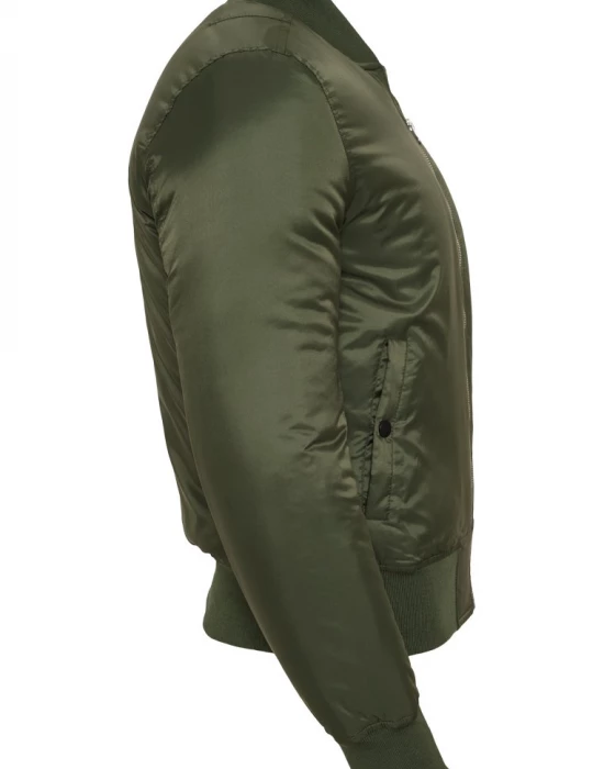 Мъжко яке тип бомбър Urban Classics olive в цвят маслина, Urban Classics, Якета - Complex.bg