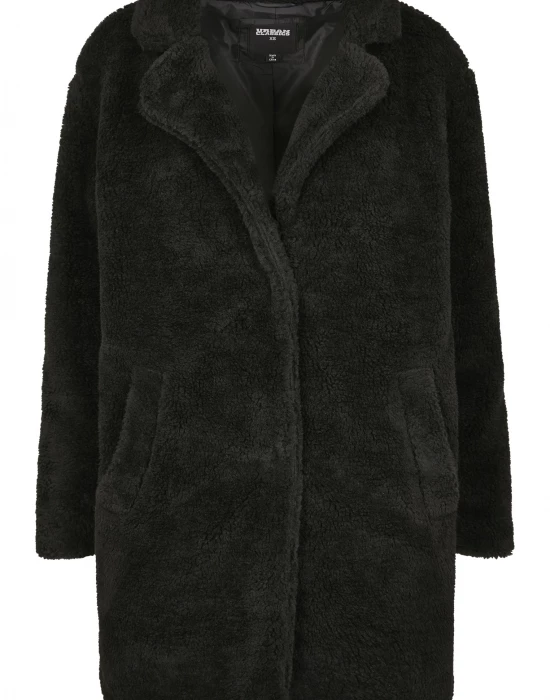 Дамско палто в черно от Urban Classics Ladies Oversized Sherpa Coat, Urban Classics, Жени - Complex.bg