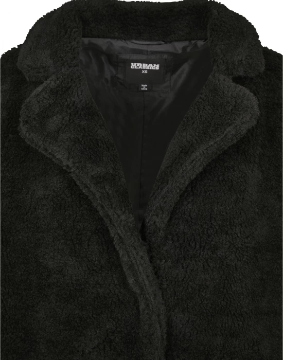 Дамско палто в черно от Urban Classics Ladies Oversized Sherpa Coat, Urban Classics, Жени - Complex.bg
