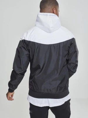 Мъжко яке тип ветровка в два цвята Urban Classics blk/wht