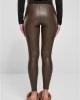 Дамски кожен клин в кафяв цвят Urban Classics Ladies Faux Leggings, Urban Classics, Клинове - Complex.bg