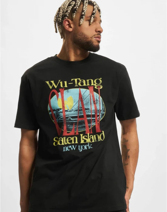 Тениска Wu Tang Staten Island Oversize Tee black L, Mister Tee, Тениски - Complex.bg