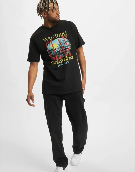 Тениска Wu Tang Staten Island Oversize Tee black L, Mister Tee, Тениски - Complex.bg