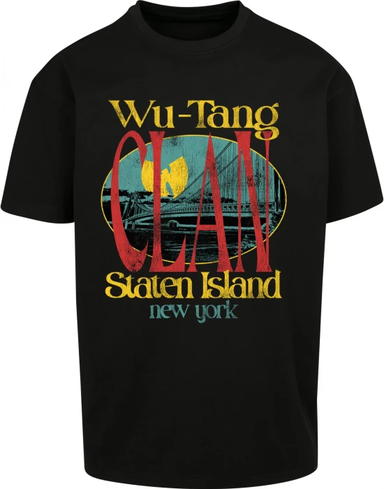 Тениска Wu Tang Staten Island Oversize Tee black L, Mister Tee, Тениски - Complex.bg