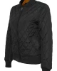 Дамско яке бомбър Urban Classics в черен цвят
