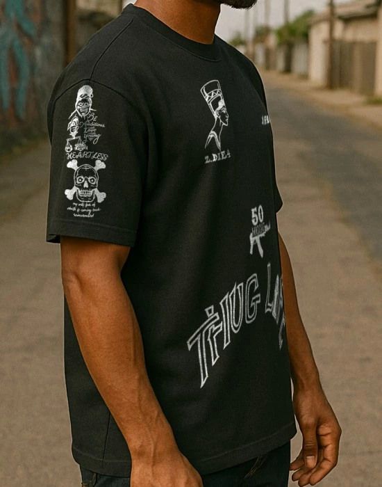 2Pac Tattoos тениска