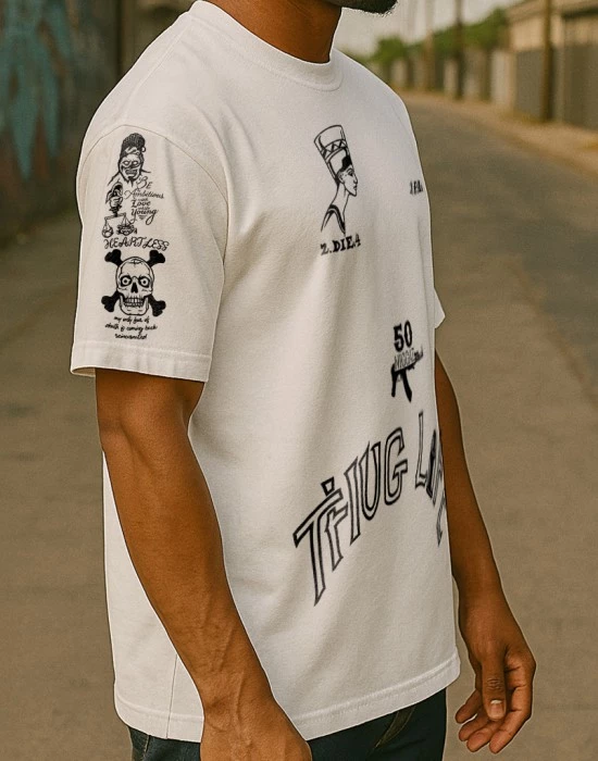 2Pac Tattoos тениска