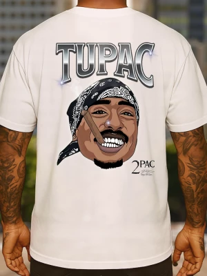 2Pac smoke тениска