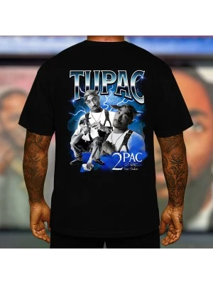 2Pac blue тениска