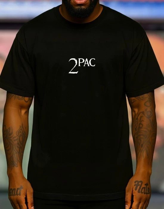2Pac blue тениска