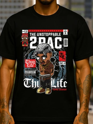 2Pac The Unstoppable тениска
