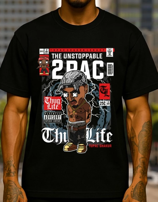 2Pac The Unstoppable тениска