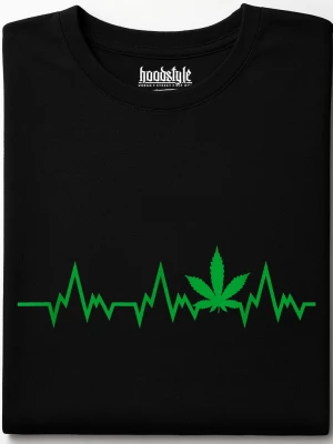 Weed Heartbeat тениска