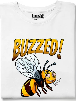 Buzzed Bee Smoking Smoking Weed тениска
