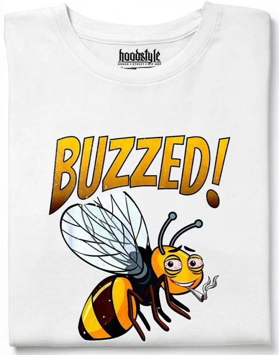 Buzzed Bee Smoking Smoking Weed тениска