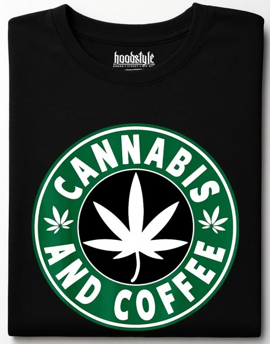 Cannabis And Coffee тениска