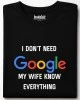 I Don’t Need Google тениска